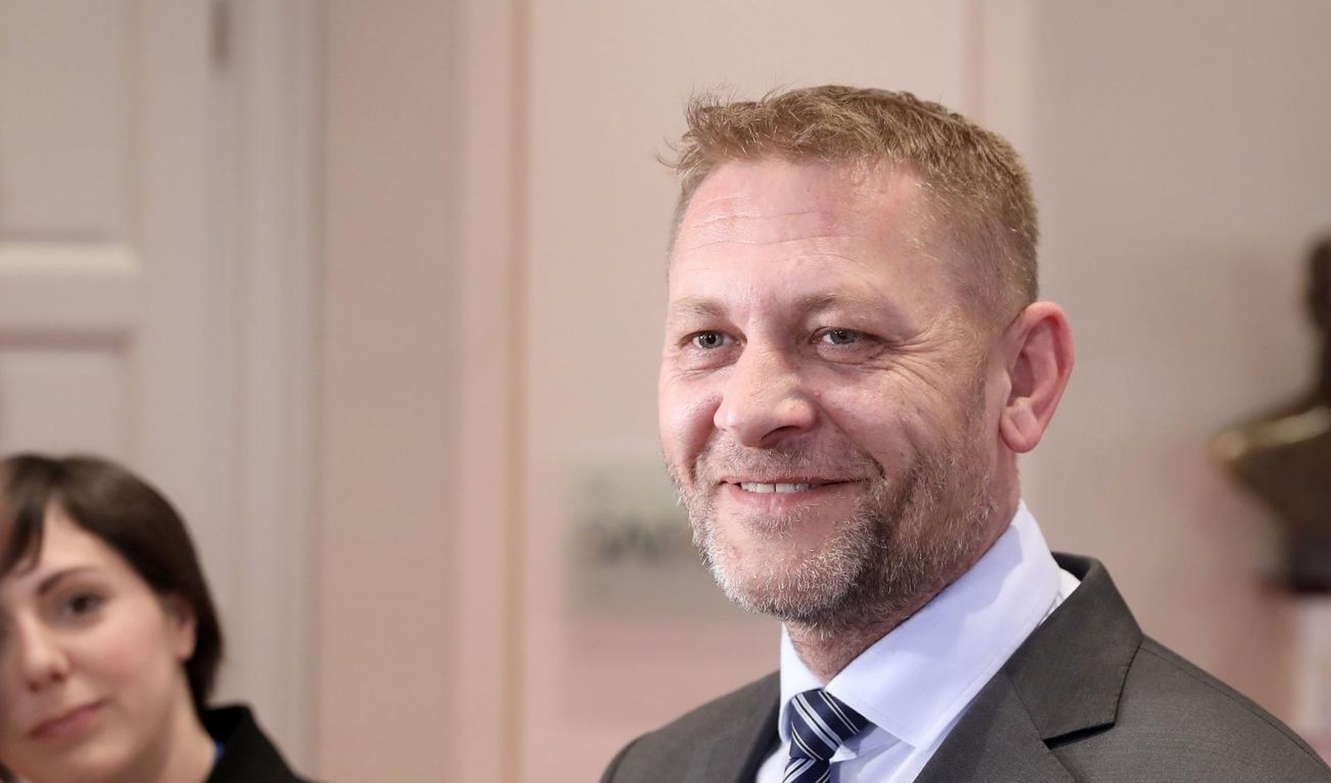 13.02.2020., Zagreb - Na konferenciji za medije odrzanoj u Saboru Kreso Beljak je komentirao ocekivanja od koalicije sa SDP-om za parlamentarne izbore.
Photo: Patrik Macek/PIXSELL