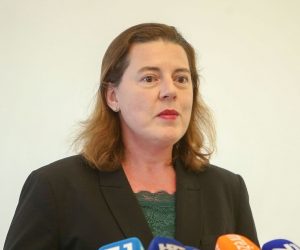 13.05.2020. Zagreb  - Clanovi Kluba nezavisnih zastupnika Renato Petek i Marijana Sumpor (NLZG) odrzana konferencija za medije.
Photo: Matija Habljak/PIXSELL