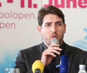 14.2.2017., Zagreb - Na konferenciji za medije u hotelu Esplanade najavljeno je novo izdanje Bol Open WTA teniskog turnira za zene koji ce se odrzati 05.-11.06. u Bolu na otoku Bracu. Feliks Lukas, Iva Majoli.  Photo: Petar Glebov/PIXSELL