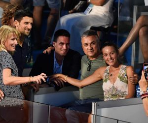 14.06.2020., Teniski centar Novak, Beograd, Srbija - Posljednji dan teniskog turnira Adria Tour u Beogradu. Dijana Djokovic, Novak Djokovic, Djordje Djokovic, Srdjan Djokovic Photo: Srdjan Ilic/PIXSELL