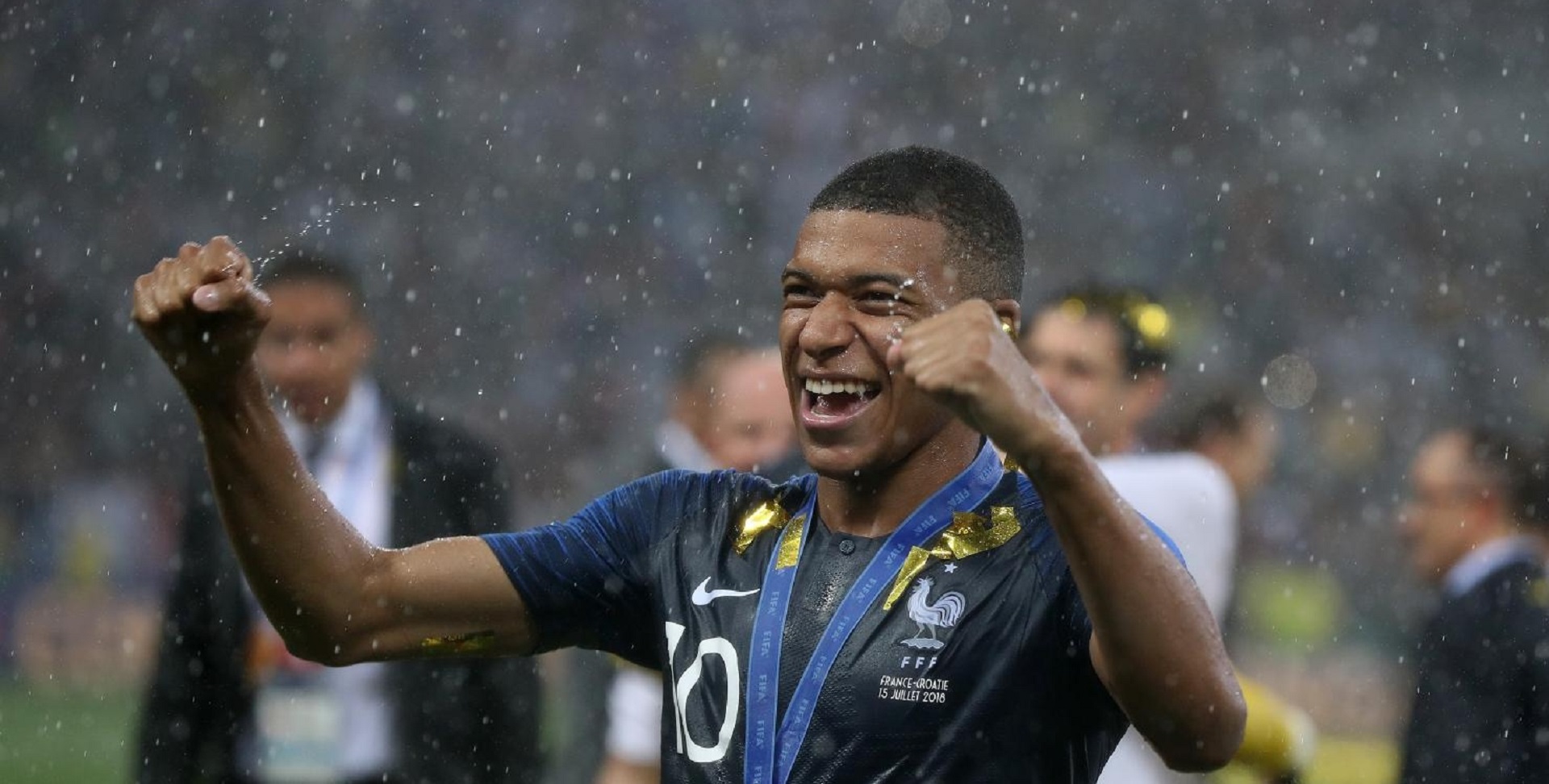 15.07.2018., stadion Luznjiki, Moskva, Rusija - Svjetsko nogometno prvenstvo 2018., finale, Francuska - Hrvatska. Kylian Mbappe Photo: Igor Kralj/PIXSELL