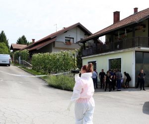 16.06.2020., Cetingrad - U pucnjavi koja se dogodila jutros oko 8 sati smrtno su stradale dvije osobe. Radi se o mladem bracnom paru. Policijski ocevid u obiteljskoj kuci je u tijeku. Photo: Kristina Stedul Fabac/PIXSELL