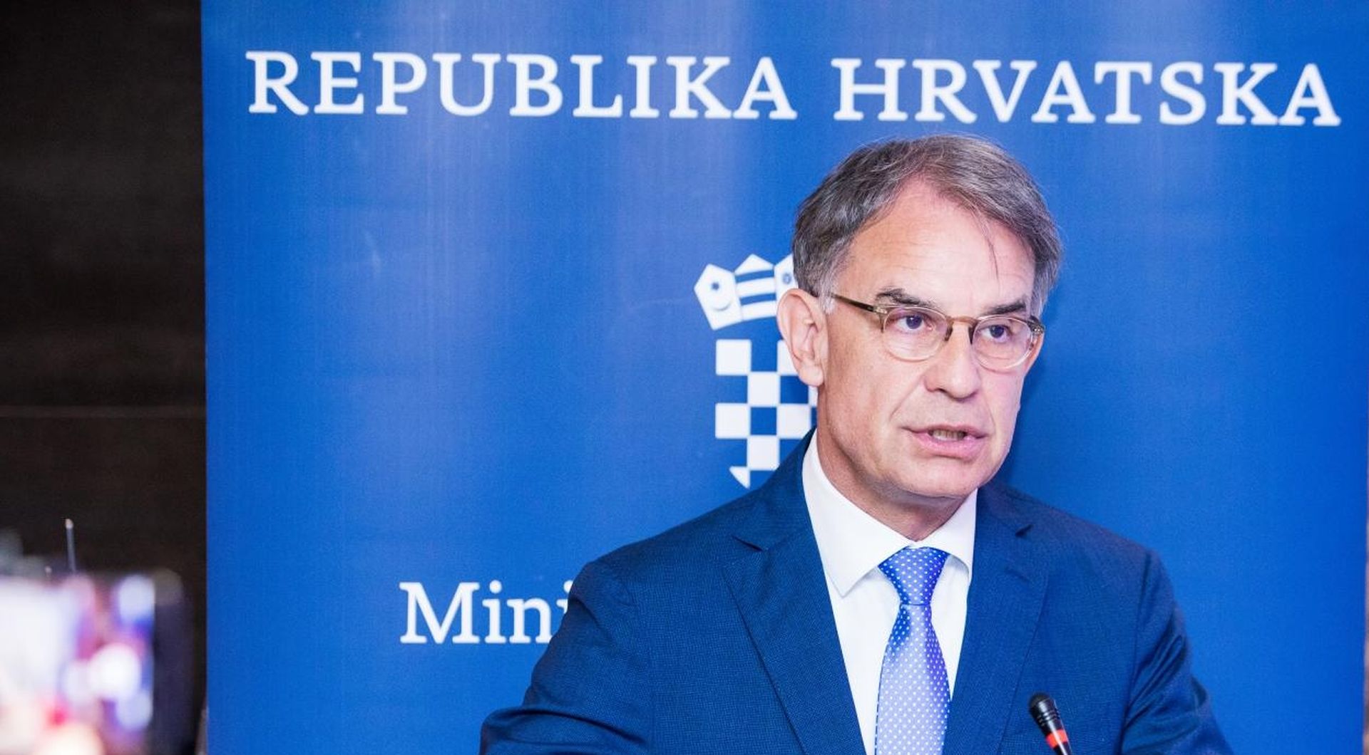 16.06.2020., Split - U hotelu Cornaro potpisan je ugovor za dodjelu bespovratnih sredstava za Regionalni centar kompetentnosti. 
Ministar turizam Gari Cappelli
Photo: Milan Sabic/PIXSELL