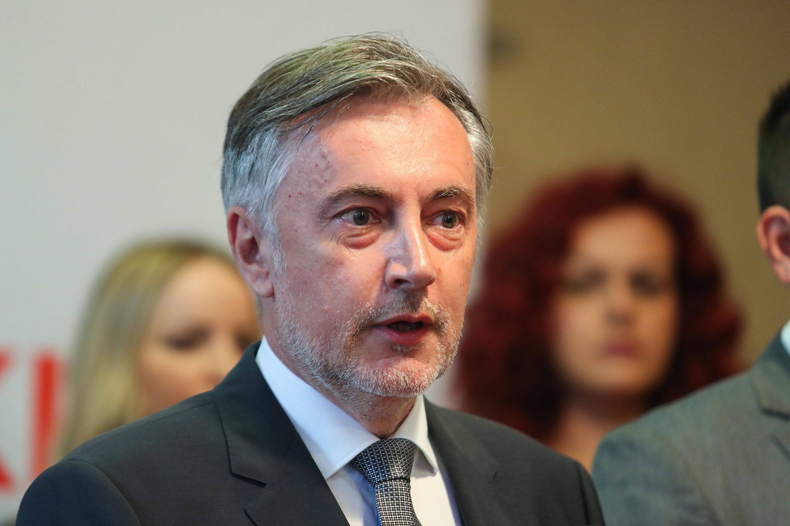 17.06.2020., Hotel International, Zagreb - Predsjednik Domovinskog pokreta Miroslav Skoro predstavio je sa suradnicima  liste Domovinskog pokreta za I. izbornu jedinicu. Miroslav Skoro. 
Photo: Luka Stanzl/PIXSELL