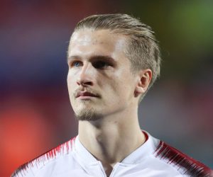 16.11.2019., stadion HNK Rijeka, Rijeka - Kvalifikacije za Europsko prvenstvo, skupina E, 9. kolo, Hrvatska - Slovacka. Tin Jedvaj.  
Photo: Igor Soban/PIXSELL
