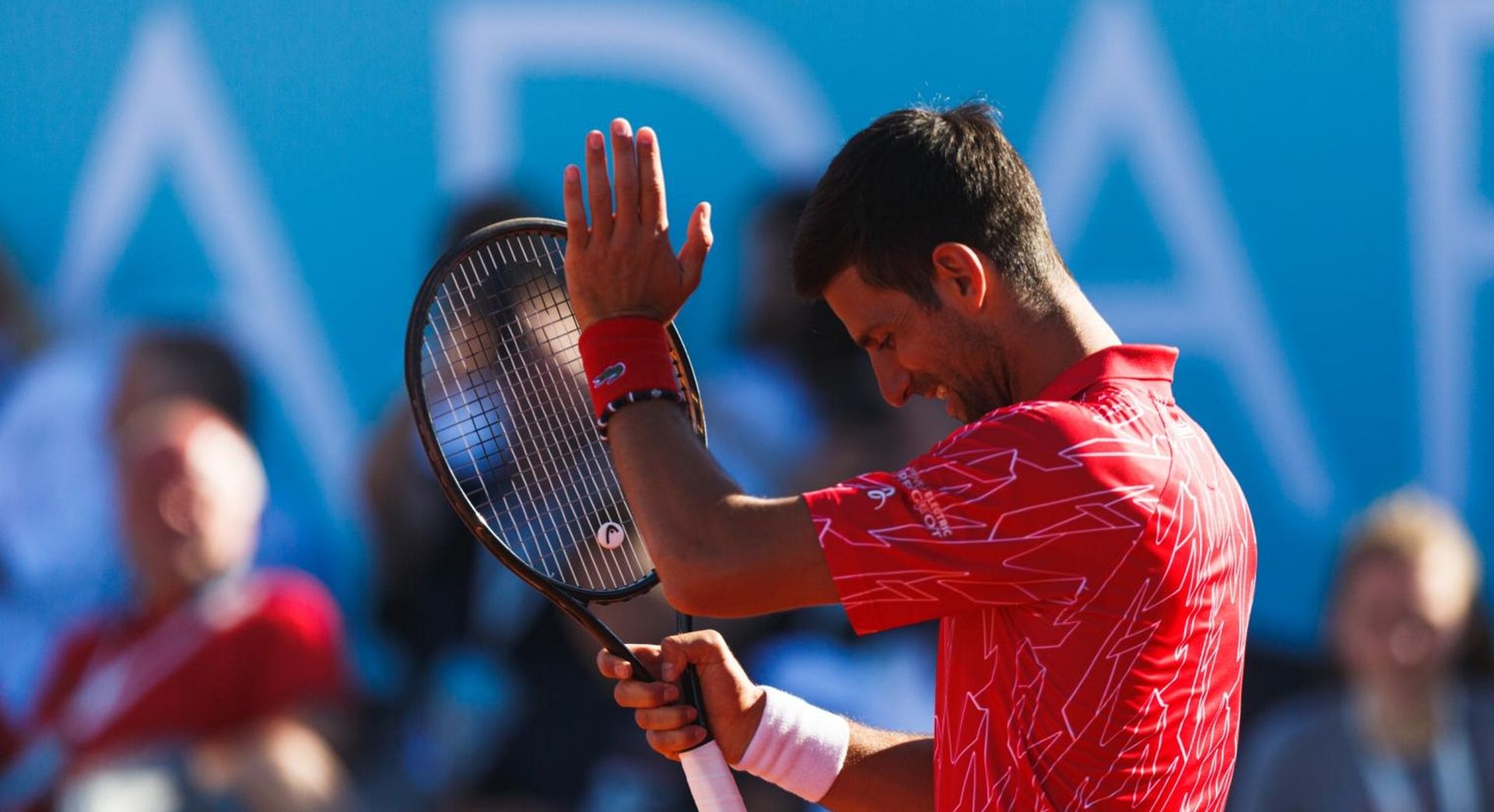 19.06.2020., Zadar - Egzibicijski mec Novaka Djokovica protiv zvijezda Adria Toura.Novak Djokovic.
Photo: Marko Dimic/PIXSELL