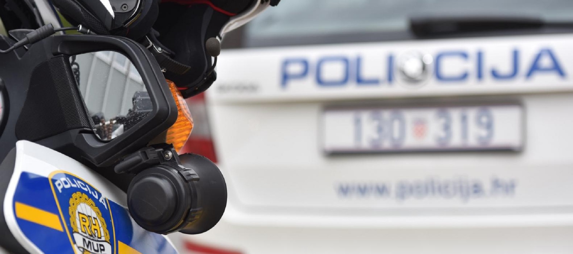 20.03.2017., Sibenik -
Policijske oznake na sluzbenim vozilima.
Photo: Hrvoje Jelavic/PIXSELL