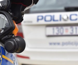 20.03.2017., Sibenik -
Policijske oznake na sluzbenim vozilima.
Photo: Hrvoje Jelavic/PIXSELL