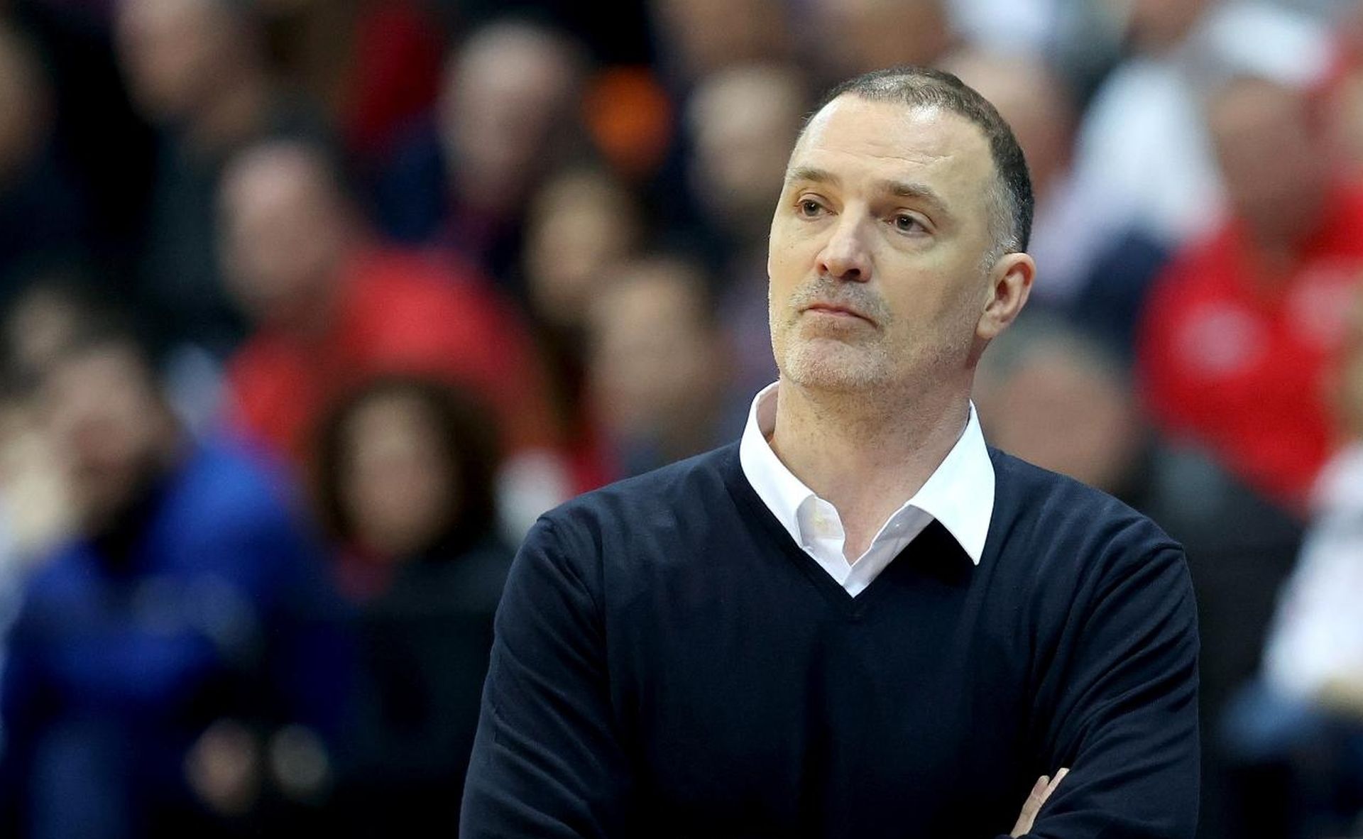 21.02.2020.,  KC Drazen Petrovic, Zagreb - Kvalifikacije za Europsko prvenstvo, FIBA EuroBasket 2021. Kosarkaska utakmica Hrvatska - Svedska.  Veljko Mrsic.
Photo: Igor Kralj/PIXSELL