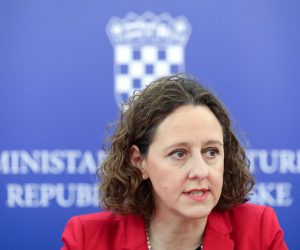 Zagreb: Predstavljeno Godišnje izvješće Ministarstva kulture za 2018.  22.02.2019., Zagreb - U Ministarstvu kulture predstavljeno je Godisnje izvjesce ministarstva za 2018., kao i rezultati poziva za predlaganje programa javnih potreba u kulturi za 2019. Nina Obuljen Korzinek. Photo: Patrik Macek/PIXSELL