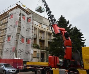 Pula: Energetska obnova bloka zgrada u Istarskoj i Amfiteatarskoj ulici 23.01.2019., Pula - U sklopu gradskog projekta Dolcevita u tijeku je energetska obnova bloka zgrada u Istarskoj i Amfiteatarskoj ulici.
Photo: Dusko Marusic/PIXSELL