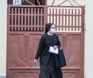 23.06.2020., Djakovo - Djakovo je novo zariste koronavirusa gdje je zarazeno desetak casnih sestara koje se nalaze u samostanu u samoizolaciji. Photo: Davor Javorovic/PIXSELL