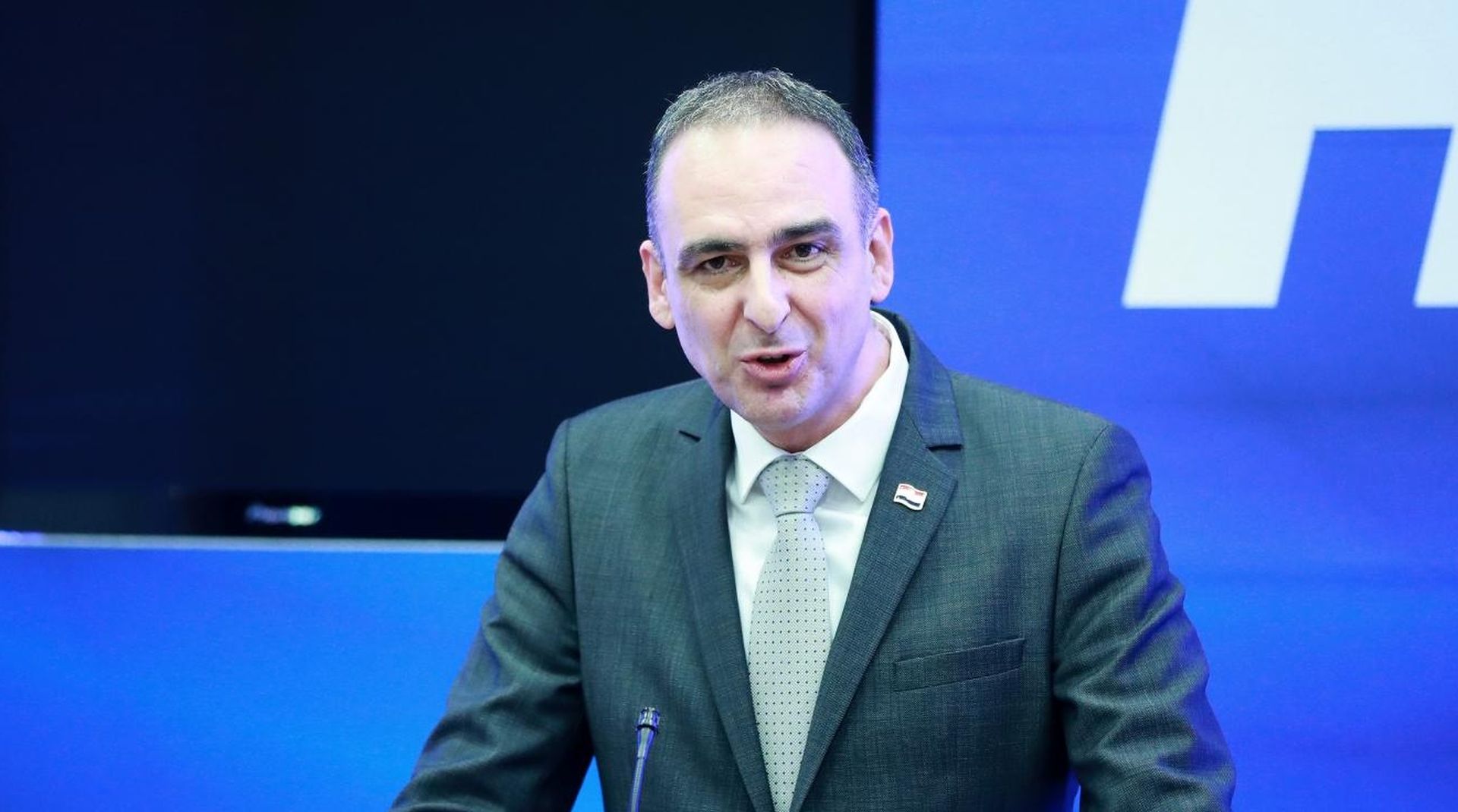 25.02.2020., Zagreb - Trg zrtava fasizma 4, Sredisnjica HDZ-a. Svecano obiljezavanje 30. obljetnice Prvog opceg sabora HDZ-a. Mario Kapulica. Photo: Sanjin Strukic/PIXSELL