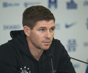 25.07.2018., Stadion Gradski vrt, Osijek - Konferencija za medije trenera Rangersa Stevena Gerrarda uoci utakmice 2. pretkola Europske nogometne lige s Osijekom.  
Photo: Davor Javorovic/PIXSELL
