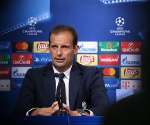 26.09.2016., Zagreb - Konferenciji za medije FC Juventusa iz Torina nazocili su trener Massimiliano Allegri i Giorgio Chiellini.  
Photo: Robert Anic/PIXSELL