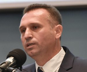 27.09.2017., Zagreb - U dvorani Vijenac Nadbiskupskog pastoralnog instituta odrzana je tribina Sudski procesi protiv hrvatskih branitelja i posljedice za Hrvate u BiH i Hrvatskoj. Na tribini su govorili general Marinko Kresic, general Zlatan Mijo Jelic i general Zeljko Siljeg. Zlatan Mijo Jelic. 
Photo: Davor Visnjic/PIXSELL