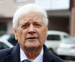 28.01.2020., Duga Resa - Sastanak o prekogranicnoj suradnji Opcine Velike Kladuse, Duga Rese, Ogulina i opcina Bosiljevo, Ribnik i Generalski stol. Nacelnik Opcine Velika Kladusa Fikret Abdic. Photo: Kristina Stedul Fabac/PIXSELL
