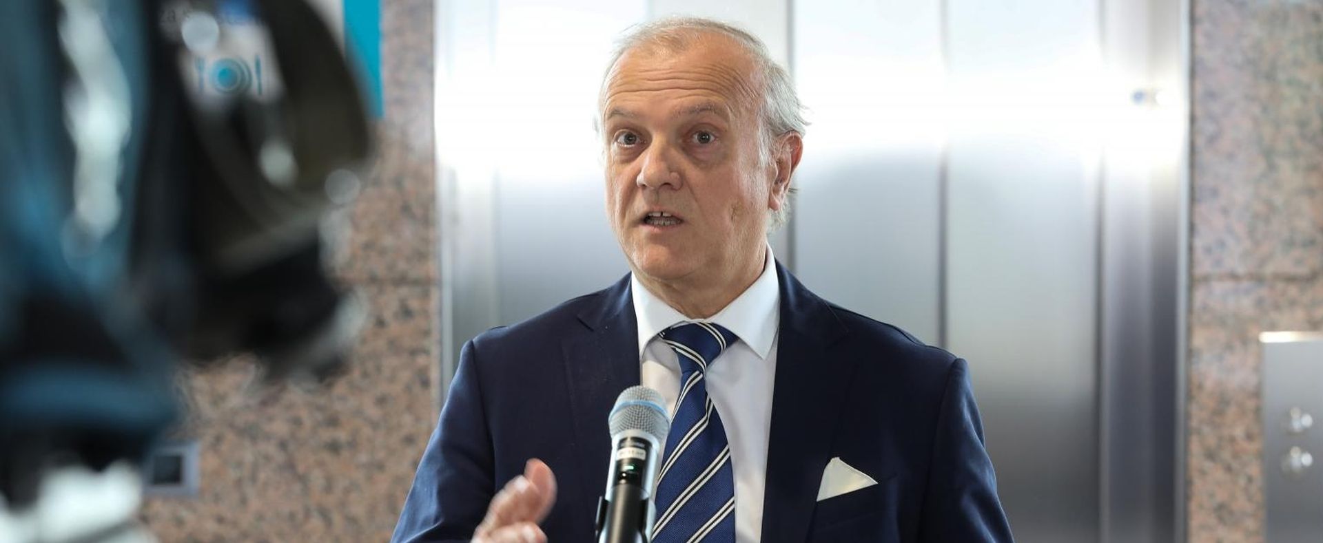 28.05.2020., Zagreb - U Nacionalnoj i sveučilišnoj knjiznici odrzana je sjednica Vlade RH. Ministar pravosudja Drazen Bosnjakovic
Photo: Robert Anic/PIXSELL