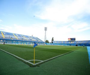 29.05.2020., Stadion Maksimir, Zagreb - Prijateljska utakmica, GNK Dinamo – NK Inter Zapresic pred praznim tribinama. 
Photo: Goran Stanzl/PIXSELL