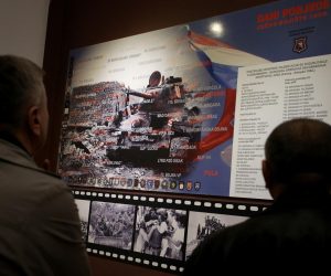 30.03.2017., Zagreb - Otvorenje izlozbe Dubrovnik u domovinskom ratu 1991-1995. u Hrvatskom povijesnom muzeju.
Photo: Igor Kralj/PIXSELL