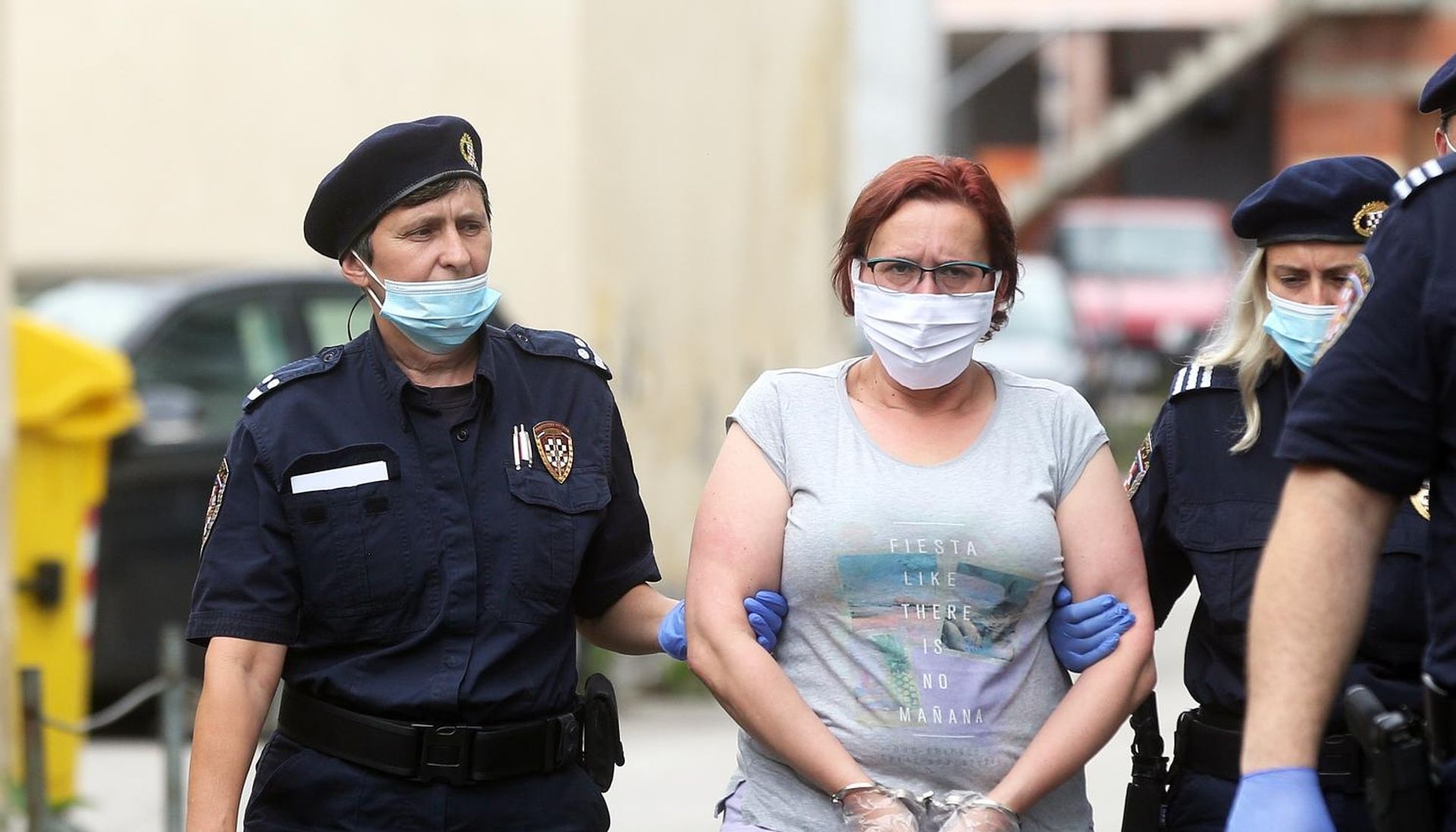 30.06.2020., Varazdin -
Smiljana Srnec dolazi na izricanje presude za ubojstvo sestre Jasmine
Photo: Zeljko Hladika/PIXSELL