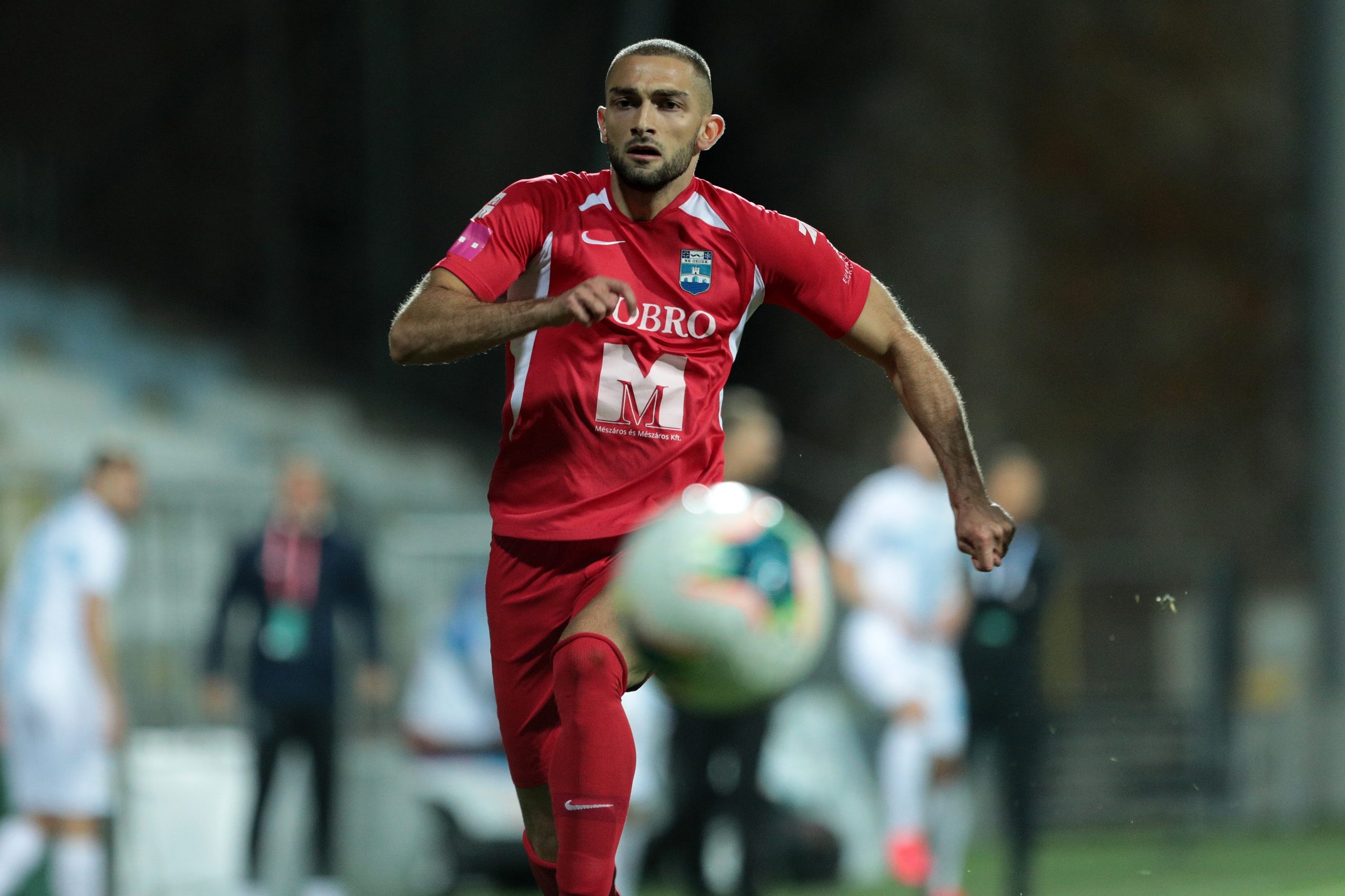 31.5.2020., Stadion Rujevica, Rijeka - Drugi polufinalni susret Hrvatskog kupa izmedju HNK Rijeka i NK Osijek. Eros Grezda. Photo: Nel Pavletic/PIXSELL