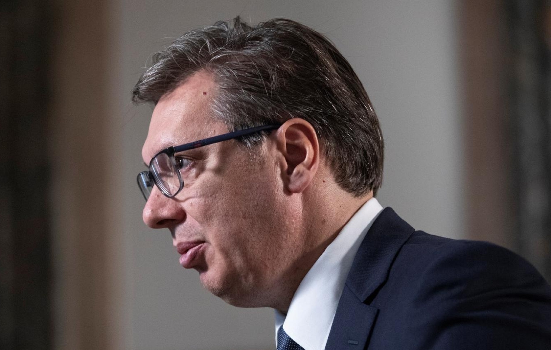 Serbian President Aleksandar Vucic attends an interview with Reuters in Belgrade Serbian President Aleksandar Vucic speaks during an interview with Reuters in Belgrade, Serbia, June 11, 2020. REUTERS/Marko Djurica MARKO DJURICA