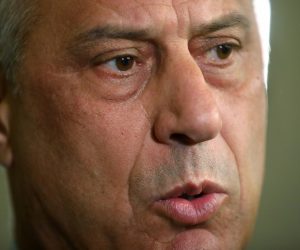 FILE PHOTO: Kosovo's President Hashim Thaci attends an interview with Reuters in Berlin FILE PHOTO: Kosovo's President Hashim Thaci attends an interview with Reuters in Berlin, Germany, April 29, 2019. REUTERS/Hannibal Hanschke/File Photo Hannibal Hanschke