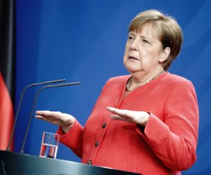 19 June 2020, Berlin: German Chancellor Angela Merkel speajs during a press conference at the German Chancellery after attending the EU Summit via videoconference. Merkel and her EU colleagues discussed for the first time the planned economic stimulus package for reconstruction after the coronavirus pandemic. Photo: Kay Nietfeld/dpa-Pool/dpa