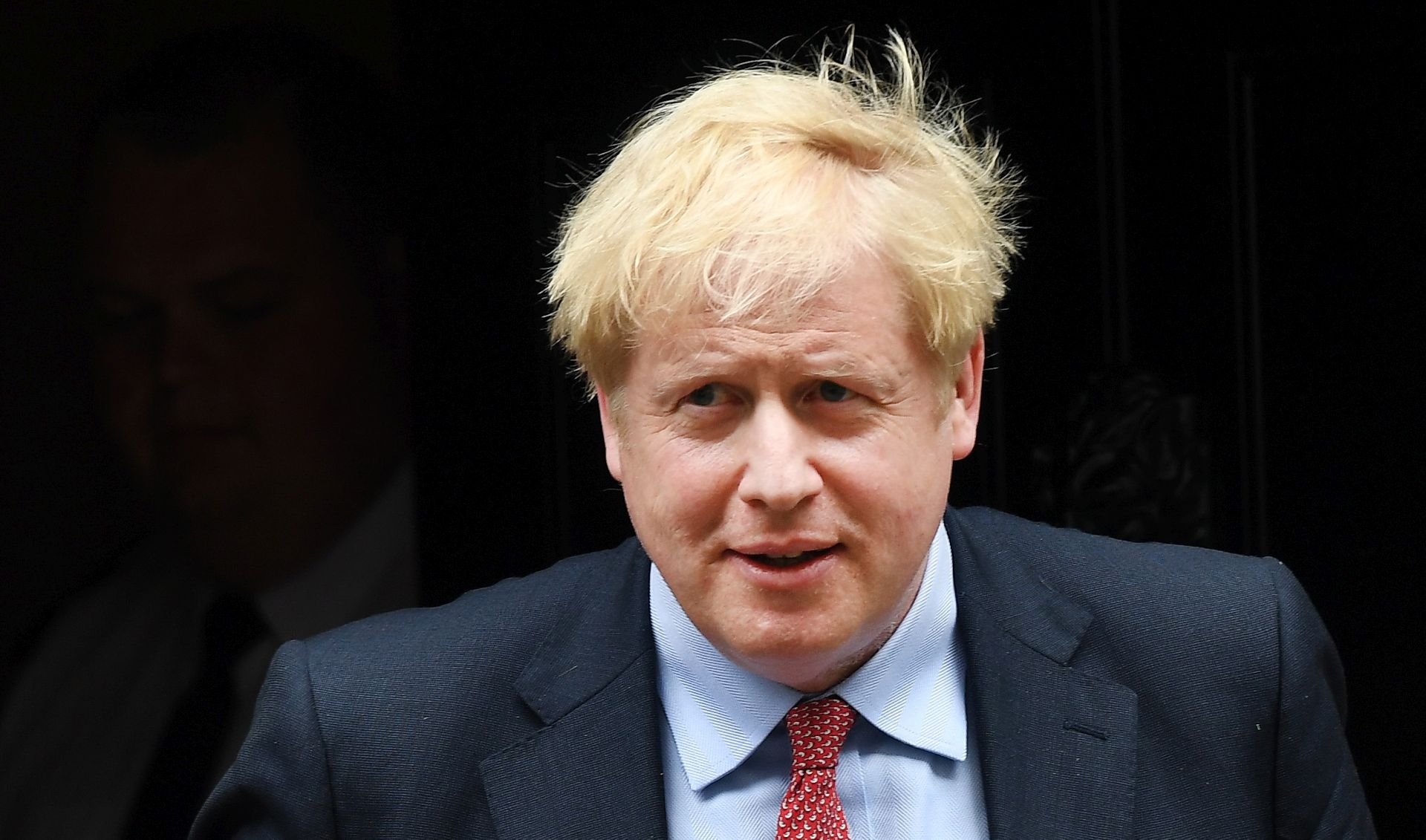 epa08534132 British Prime Minister Boris Johnson departs 10 Downing Street in London, Britain, 08 July 2020. British Chancellor of the Exchequer Sunak is set to outline his Summer Statement in parliament on 08 July.  EPA/ANDY RAIN