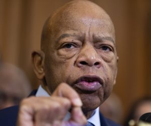 epa08553018 (FILE) Democratic Representative from Georgia John Lewis delivers remarks during a press event held by Democratic lawmakers ahead of the vote on the Voting Rights Advancement Act in the US House of Representatives on Capitol Hill in Washington, DC, USA, 06 December 2019 (reissued 17 July 2020.) According to reports Lewis had died at age 80 after being diagnosed with pancreatic cancer in December 2019. He had been the youngest leader in the March on Washington of 1963.  EPA/MICHAEL REYNOLDS