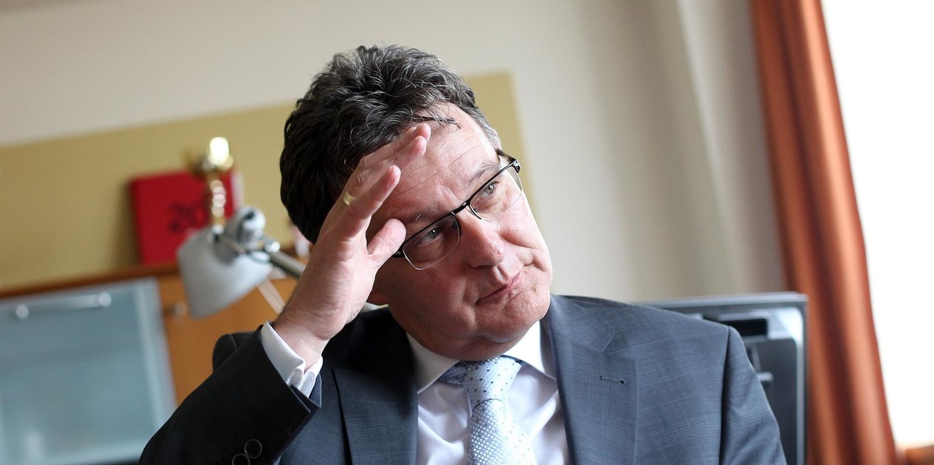 31.03.2014., Budimpesta, Madjarska - Ferenc Horvath, clan Uprave MOL Grupe.
Photo: Boris Scitar/Vecernji list/PIXSELL