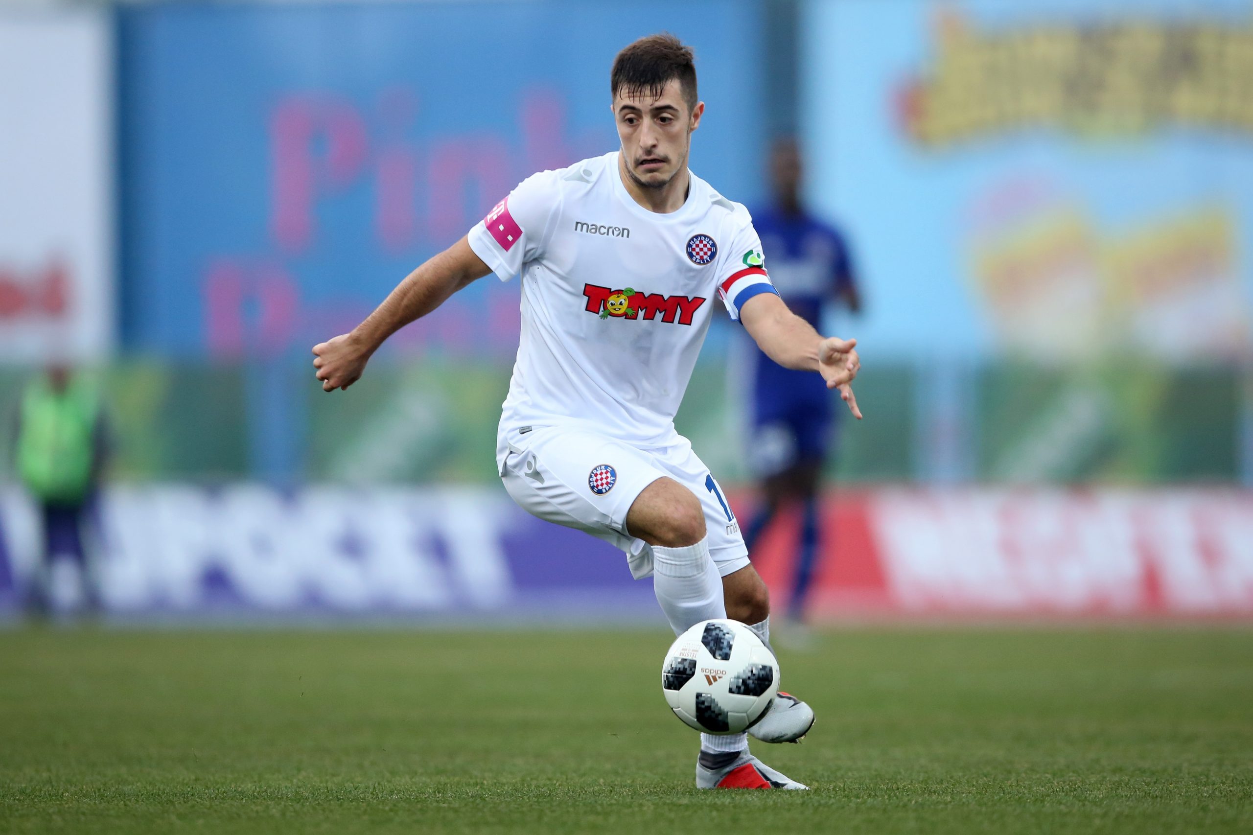 01.09.2018., Gradski stadion, Koprivnica - Hrvatski Telekom Prva liga, 06. kolo, NK Slaven Belupo - HNK Hajduk. Josip Juranovic. 
Photo: Luka Stanzl/PIXSELL