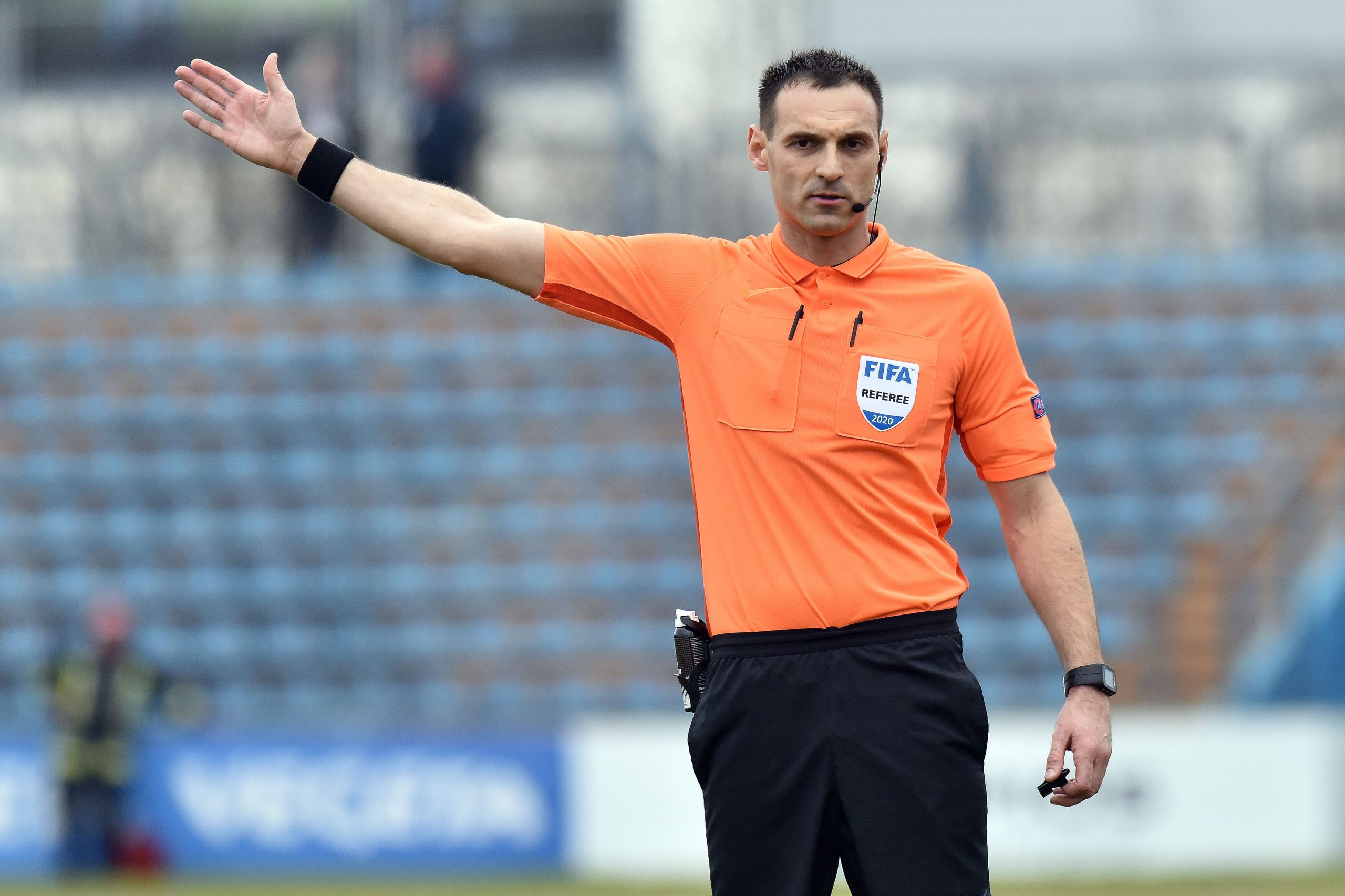02.02.2020., stadion Andjelko Herjavec, Varazdin - Hrvatski Telekom Prva liga, 20. kolo, NK Varazdin - HNK Hajduk. Sudac Tihomir Pejin Photo: Vjeran Zganec Rogulja/PIXSELL