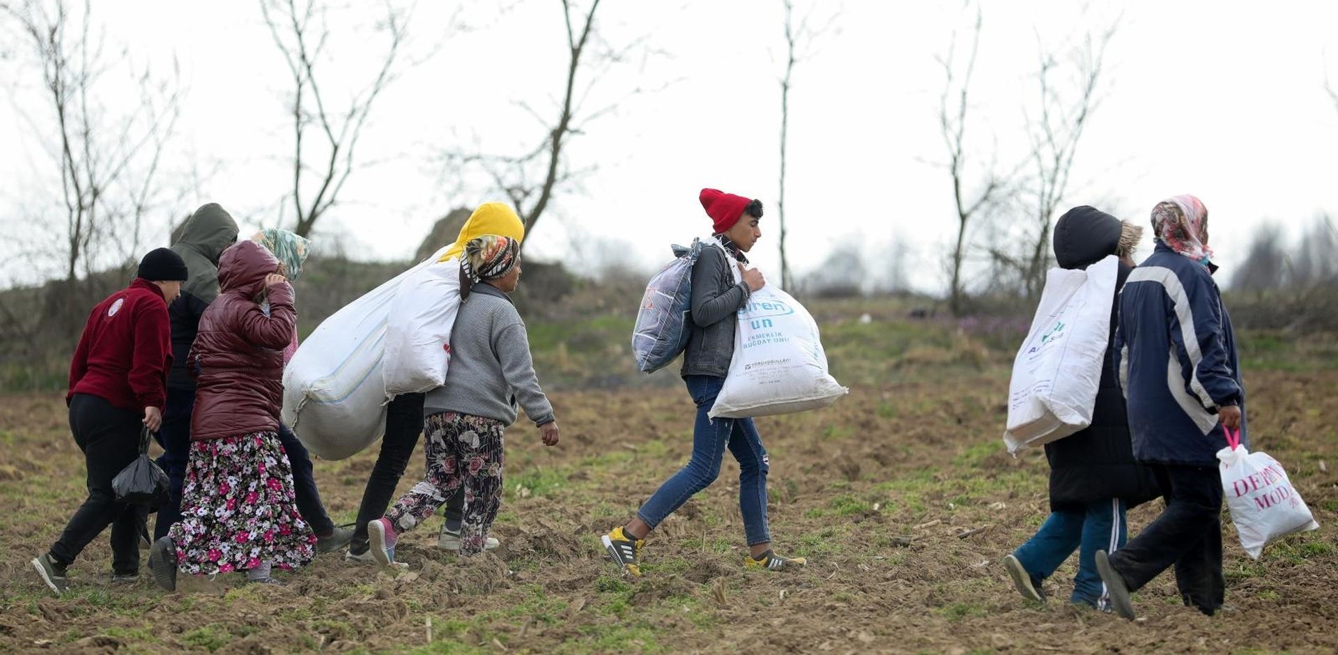 04.03.2020., Edirne, Turska - Najvece zariste izbjeglicke krize trenutno je Pazarkule, granicni prijelaz izmedju Turske i Grcke.
Photo: Armin Durgut/PIXSELL