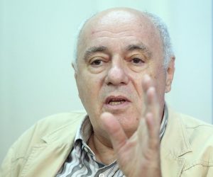 04.07.2017., Zagreb - Srpsko privredno drustvo Privrednik i Vijece srpske nacionalne manjine Grada Zagreba organizirali su tribinu na temu: Promjena imena Trga marsala Tita. Na tribini su govorili: dr. Zarko Puhovski, profesor na Filozofskom fakultetu, dr. Zlatko Hasanbegovic, saborski zastupnik, dr. Tvrtko Jakovina, profesor na Filozofskom fakultetu, te moderator Sasa Kosanovic. 
Photo: Goran Stanzl/PIXSELL