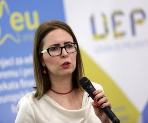 05.05.2015., Zagreb - Otvorenje Ucilista EU Projekti, specijaliziranog ucilista za obrazovanje strucnjaka za EU fondove. Ariana Vela.  Photo: Grgur Zucko/PIXSELL