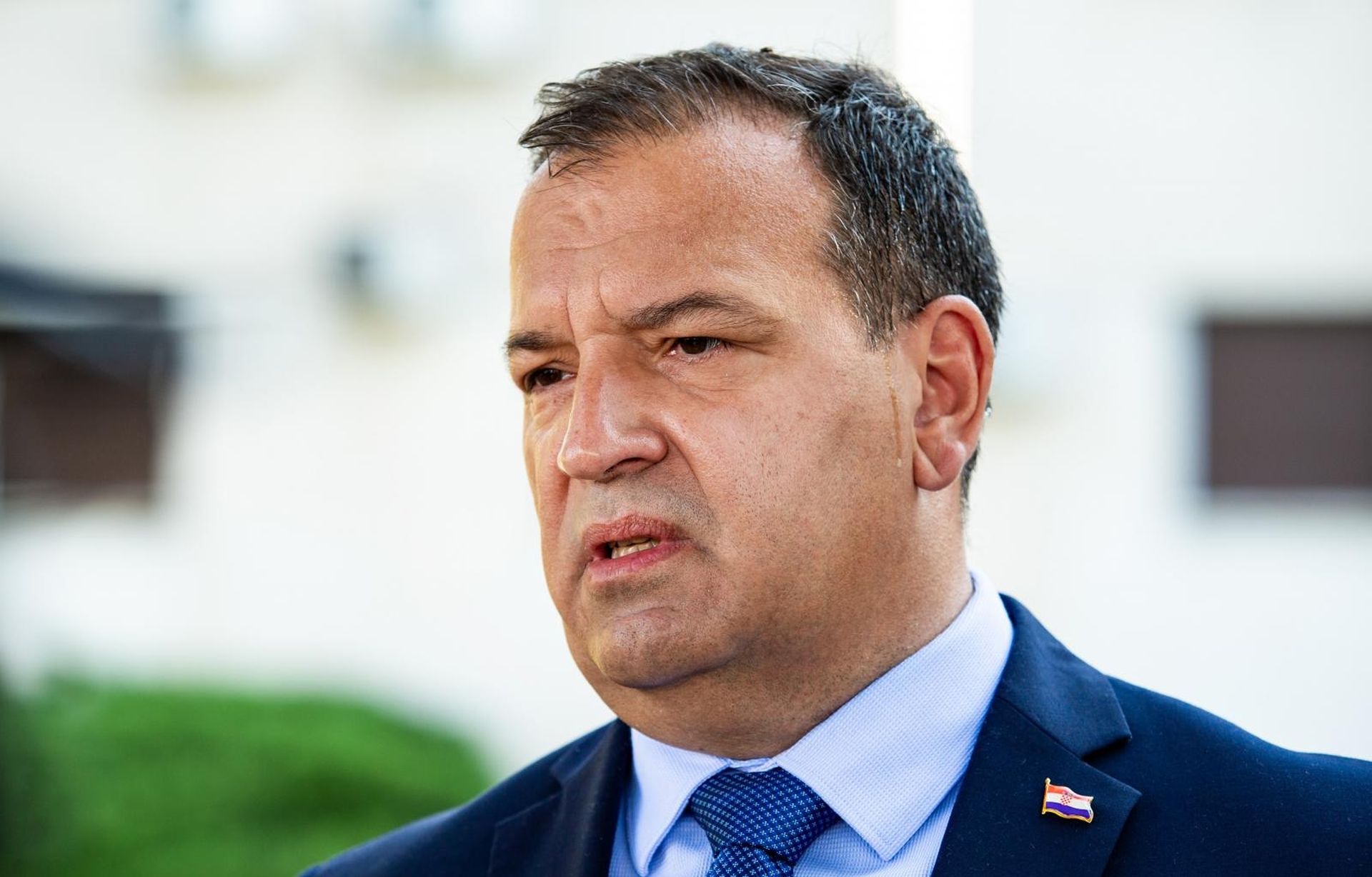 05.07.2020., Split - Ministar zdravstva u Vladi Republike Hrvatske Vili Beros glasao je na glasackom mjestu u Splitu.
Photo: Milan Sabic/PIXSELL