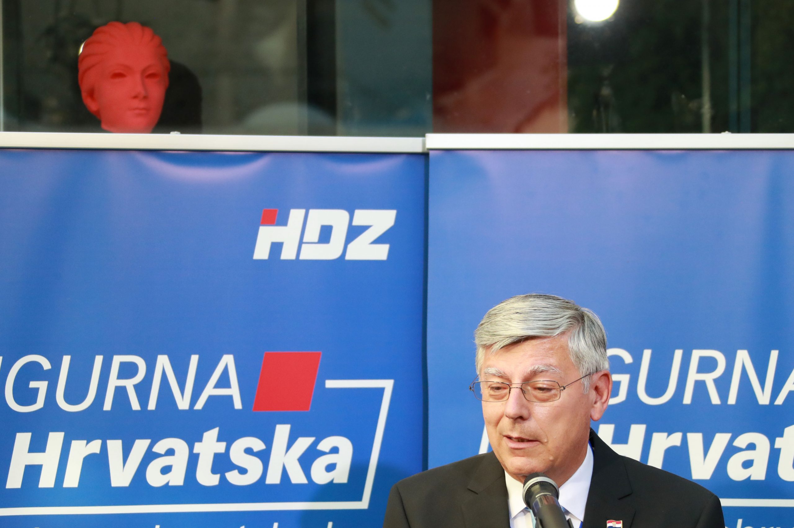 05.07.2020., Zagreb - Docek izbornih rezultata u stozeru HDZ-a u Arheoloskom muzeju. Zeljko Reiner Photo: Sanjin Strukic/PIXSELL