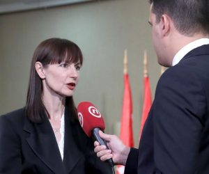 05.07.2020., Zagreb - Docek izbornih rezultata u stozeru Domovinskog pokreta u hotelu International. Vesna Vucemilovic Photo: Patrik Macek/PIXSELL