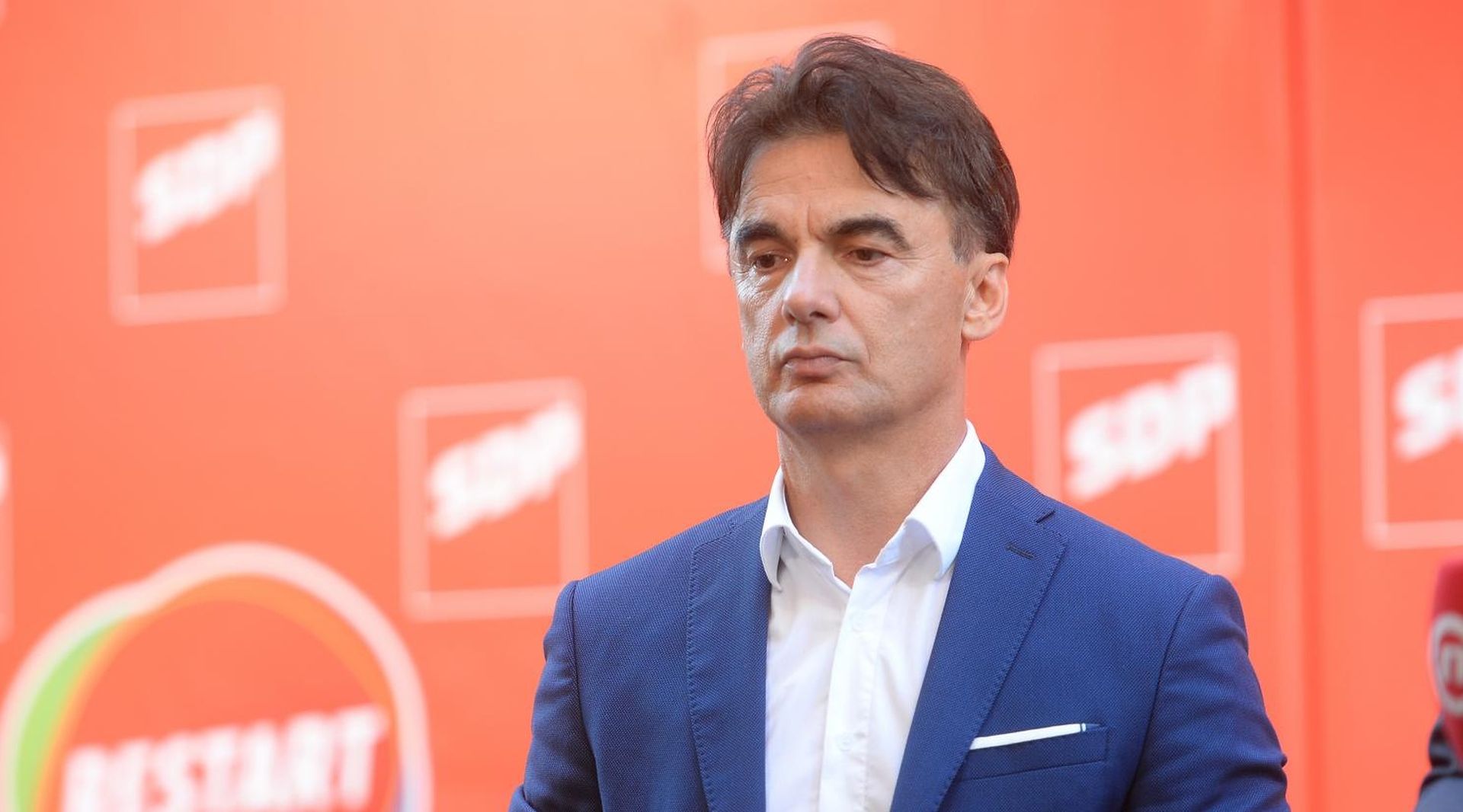 05.07.2020., Zagreb - Docek izbornih rezultata u stozeru Restart koalicije u prostorijama SDP-a na Iblerovom trgu. Branko Grcic  Photo: Marko Prpic/PIXSELL
