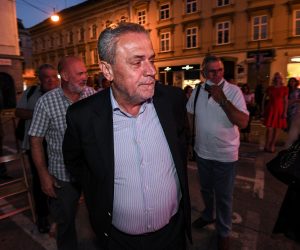 05.07.2020.., Zagreb - Docek izbornih rezultata u stozeru Stranke rada i solidarnosti u Praskoj ulici. Milan Bandic. 
 Photo: Josip Regovic/PIXSELL
