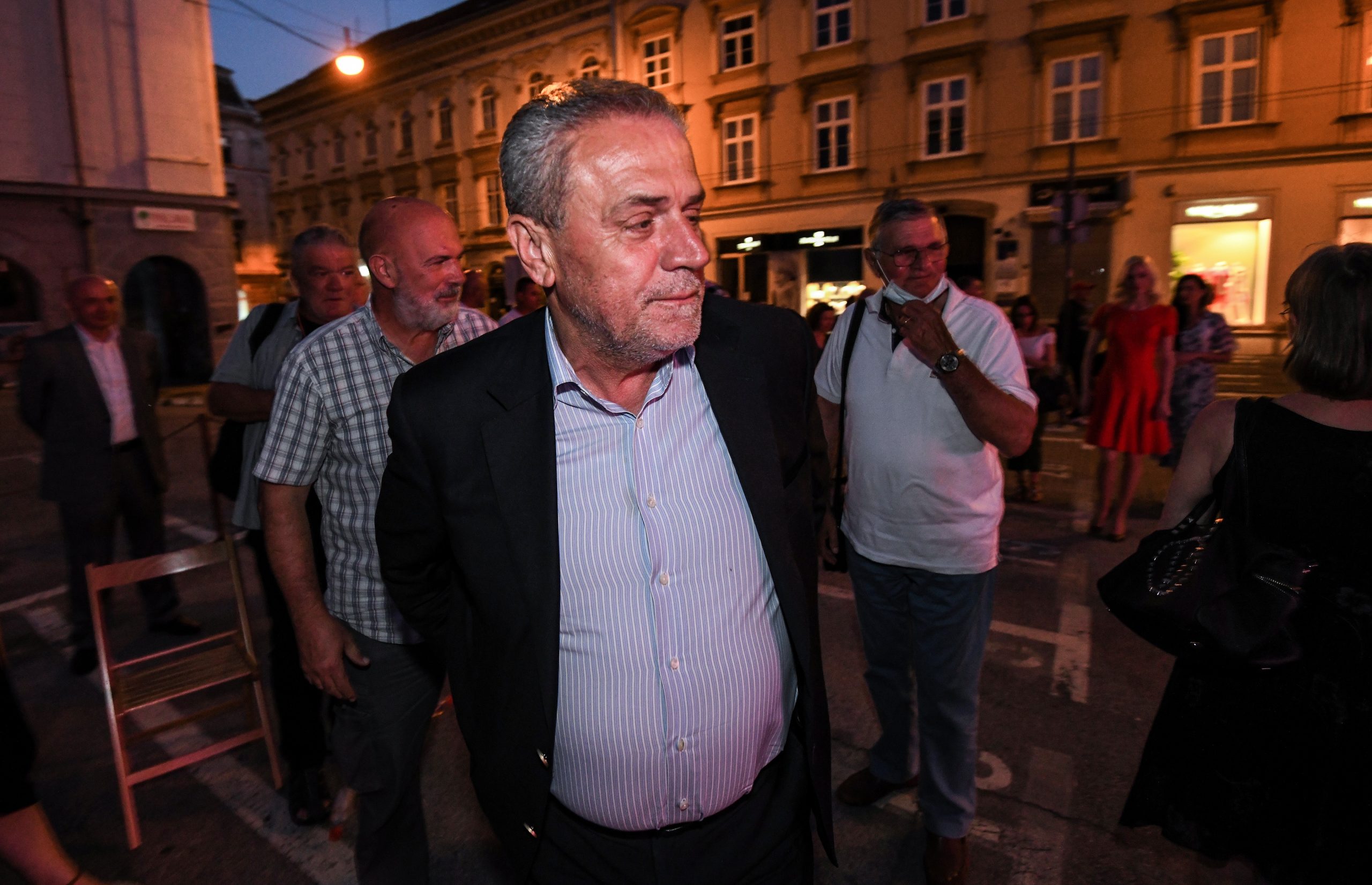 05.07.2020.., Zagreb - Docek izbornih rezultata u stozeru Stranke rada i solidarnosti u Praskoj ulici. Milan Bandic. 
 Photo: Josip Regovic/PIXSELL