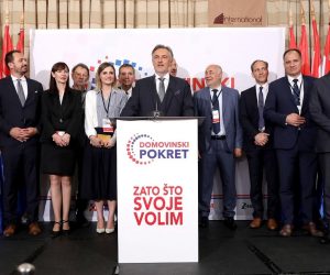 05.07.2020., Zagreb - Docek izbornih rezultata u stozeru Domovinskog pokreta u hotelu International. Miroslav Skoro  Photo: Patrik Macek/PIXSELL