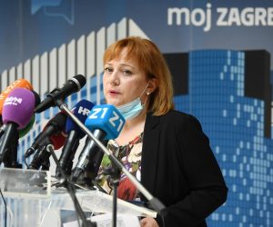 08.07.2020., Zagreb - U Gradskom poglavarstvu na Trgu Stjepana Radica odrzana je konferencija za medije Stozera civilne zastite grada Zagreba. Sandra Sikic
Photo: Marko Lukunic/PIXSELL