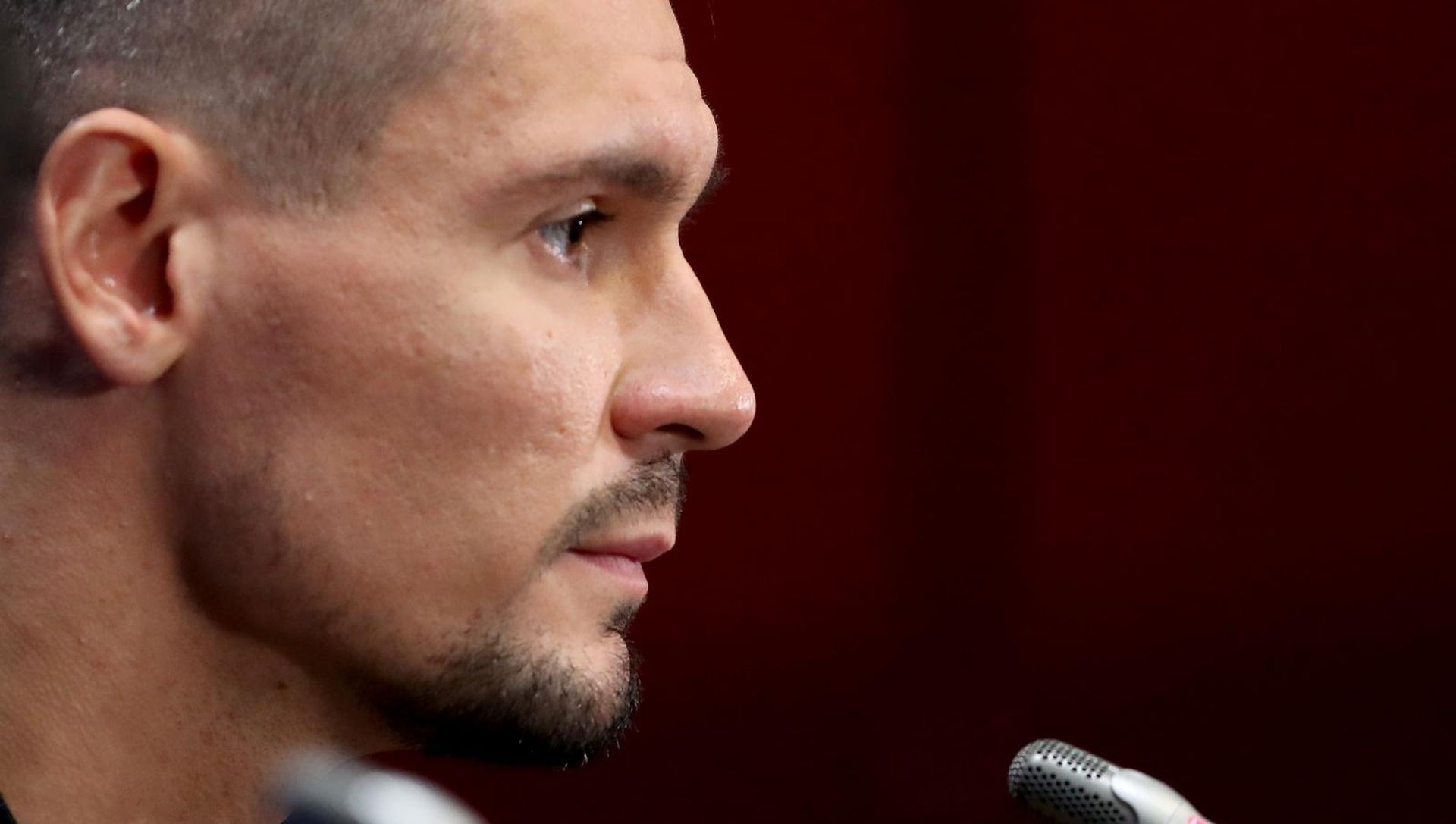 10.07.2018., Moskva, Rusija - Svjetsko nogometno prvenstvo 2018. Konferencija za medije hrvatske nogometne reprezentacije na stadionu Luzniki. Izbornik Zlatko Dalic i Dejan Lovren.
Photo: Igor Kralj/PIXSELL