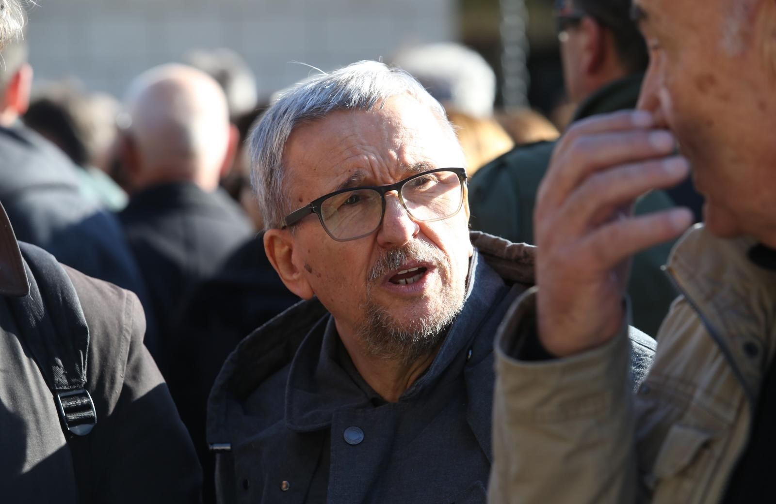 12.01.2018., Split - Sprovod Predraga Lucica na splitskom groblju Lovrinac. Marin Jurjevic. 
Photo:Ivo Cagalj/PIXSELL