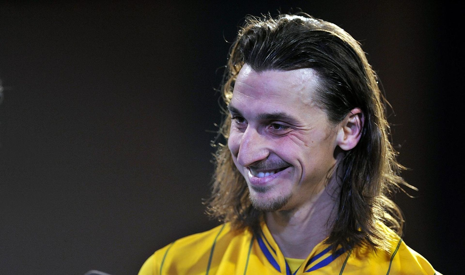 29.02.2012., Stadion Maksimir, Zagreb - Prijateljska utakmica izmedju reprezentacija Hrvatske i Svedske. Zlatan Ibrahimovic. 
Photo: Goran Stanzl/PIXSELL
