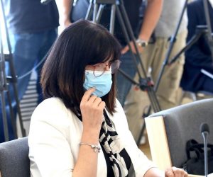 13.07.2020., Zagreb - Predsjednik Vlade Andrej Plenkovic predsjedao je u Banskim dvorima sestom sjednicom Nacionalnog vijeca za uvodjenje eura kao sluzbene valute u Republici Hrvatskoj.  Blazenka Divjak. 
Photo: Patrik Macek/PIXSELL