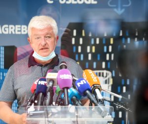 13.07.2020., Gradsko poglavarstvo, Zagreb - Odrzana konferencija za medija Stozera civilne zastite Grada Zagreba na celu s Milanom Bandicem. Zvonimir Sostar. 
Photo: Marin Tironi/PIXSELL
